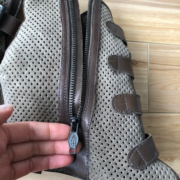 ASH open toed suede heels - Picture 5 of 7